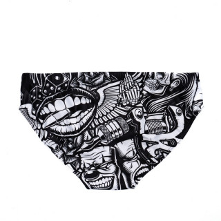 DELFINA TATTO BLACK WHITE 