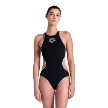 W ARENA ONE BIG LOGO ONE PIECE ASPHALT TURQUOISE 
