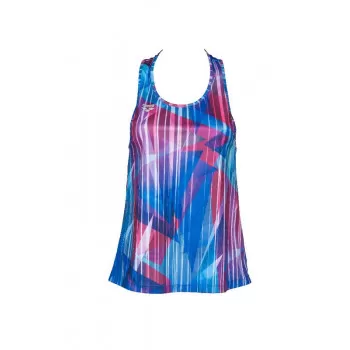 W GYM TANK TOP CROSS BACK SHADING PRISM 