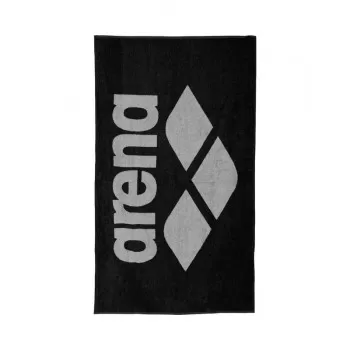 ARENA POOL SOFT TOWEL BLACK-GREY PEŠKIR 150x90 cm 
