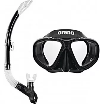 PREMIUM SNORKELING SET ZA RONJENJE BLACK/CLEAR/BLACK 