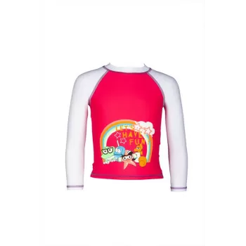 AWT KIDS  GIRL UV L/S TEE I 