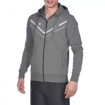 M STRETCH HOODED F/Z JCKT 
