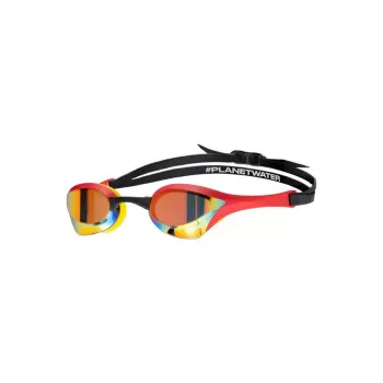 COBRA ULTRA SWIPE MIRROR GOLD-RED 