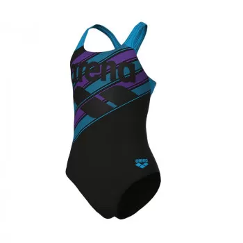 G ARENA LINES SWIMSUIT SWIM PRO BACK  BLACK 
