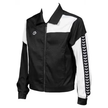 DENIM JACKET BLACK-WHITE 