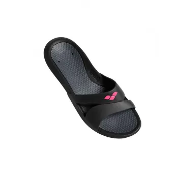 NINA BLACK-DARK GREY-BLACK ŽENSKE PAPUČE 