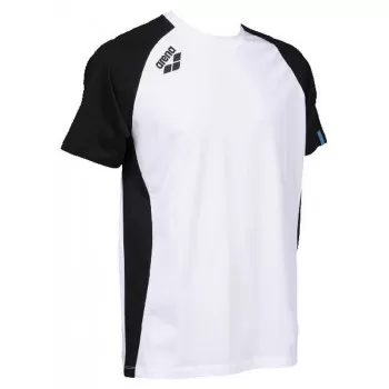 TE PANEL T-SHIRT WHITE-BLACK 