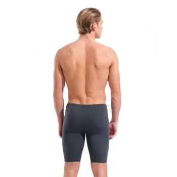 MENS TEAM SWIM JAMMER SOLID  ASPHALT WATER 