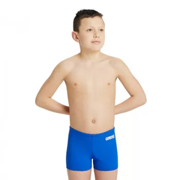 B TEAM SWIM SHORT SOLID ROYAL-WHITE 