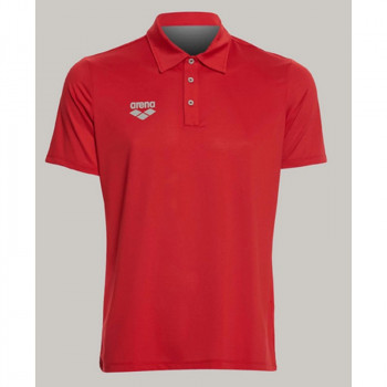 WOMENS TEAM POLOSHIRT SOLID RED 