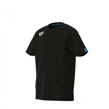 JR TEAM T-SHIRT PANEL BLACK 