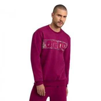 CREW SWEAT LOGO RED FANDANGO-KIKKO PRO BROWN 