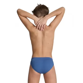 BOYS SWIM BRIEFS GRAPHIC 535-GREY BLUE-SOFT GREEN 