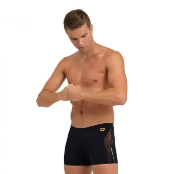 M SWIM SHORT GRAPHIC BLACK-NESPOLA 