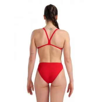 WOMENS SWIMSUIT CHALLENGE BACK MARBLED RED ŽENSKI KUPAĆI KOSTIM 