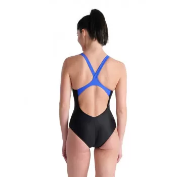 W SWIMSUIT V BACK PLACEMENT BLACK 