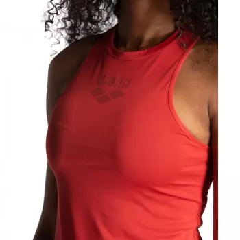 WOMENS TANK TOP SOLID ASTRO RED 