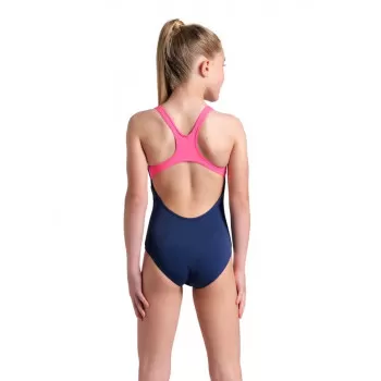 GIRLS ARENA REFLECTING SWIMSUIT SWIM PRO BACK NAVY-SHOCKING PINK 