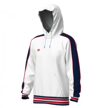ARENA HOODED SWEAT INSERTS WHITE 