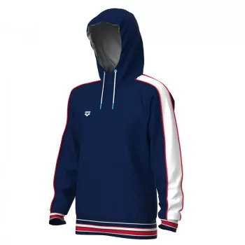 ARENA HOODED SWEAT INSERTS NAVY 