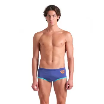 M ARENA ONE LOW WAIST SHORT BIG LOGO PLUM 