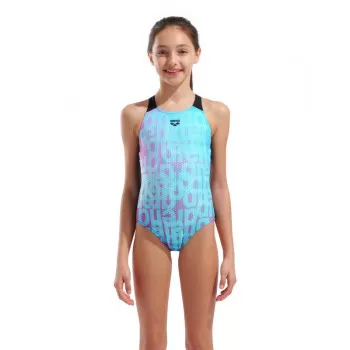 G ARENA MULTI COLOURS SWIMSUIT V BACK WATER MULTI-BLACK 