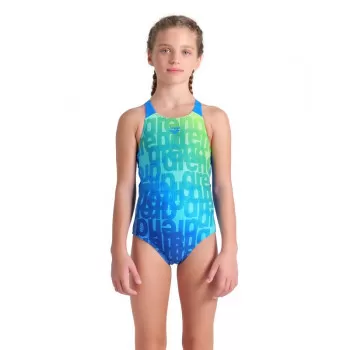 G ARENA MULTI COLOURS SWIMSUIT V BLUE 