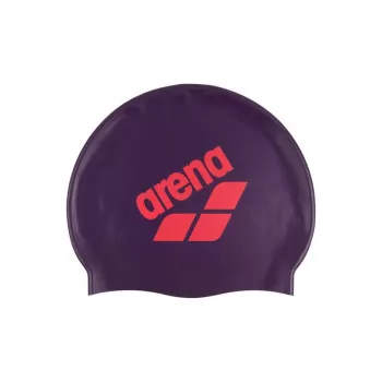 ARENA BIG LOGO CAP PLUM-BRIGHT_CORAL KAPA ZA PLIVANJE 