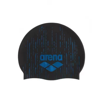 ARENA SHINE CAP BLACK-BLUE 