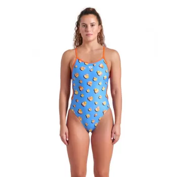 W ARENA DUCKS SWIMSUIT LACE BACK 