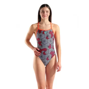 W ARENA GEOMETRY SWIMSUIT SWIM BOO 