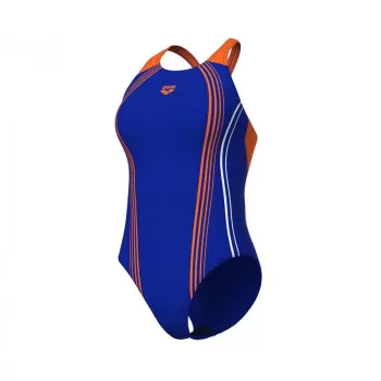 W ARENA CLEAR LINES SWIMSUIT V BACK 