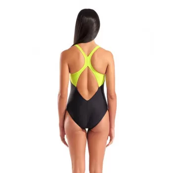 W ARENA GRID SWIMSUIT V BACK GRAPH B 