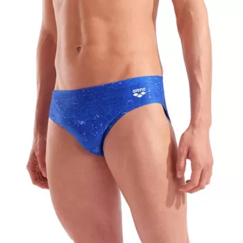 M ARENA RIBBED SWIM BRIEFS ROYAL MULTI 