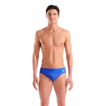 M ARENA RIBBED SWIM BRIEFS ROYAL MULTI 