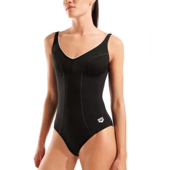 W ARENA CLIP BACK SWIMSUIT SOLID B 