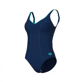 W ARENA CLIP BACK SWIMSUIT SOLID B 