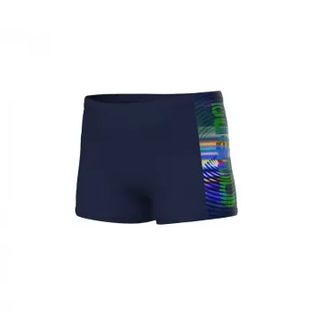 B ARENA LIT LOGO SWIM SHORT 