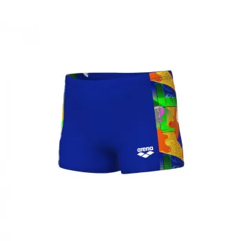 B ARENA STICKER SWIM SHORT 