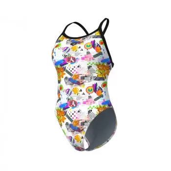 W ARENA COLLAGE SWIMSUIT XCRISS CRO 