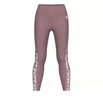 W ARENA SWIM LONG TIGHT ALL SATIN PINK-WHITE 