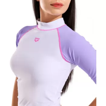 W ARENA RASH VEST S/S GRAPHIC 
