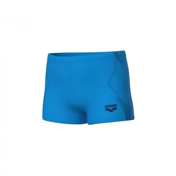 B ARENA GRAPHIC SWIM SHORT TURQUOISE-NAVY 