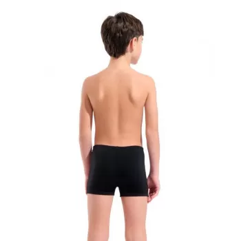 B ARENA BOLD SWIM SHORT BLACK-BRIGHT CORAL 