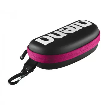 GOGGLE CASE BLACK-WHITE-FUCHSIA 