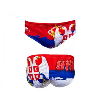 SWIMSUIT WP HOMBRE SERBIA FLAG TURBO VATERPOLO GAĆE 