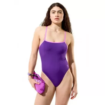 SPEEDO FL SOLID TRI BACK PURPLE 