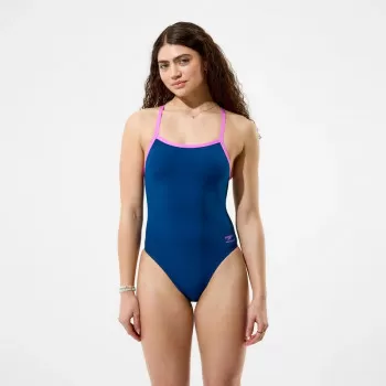 SPEEDO FL SOLID TURNBACK NAVY 