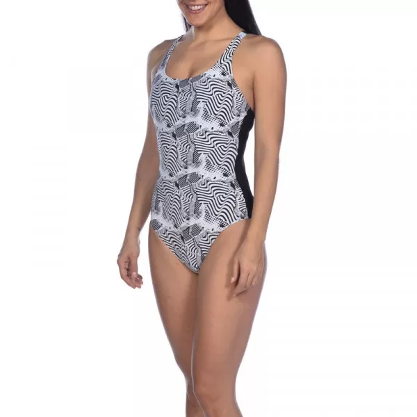 W VIOLA CRADLE BACK ONE PIECE 